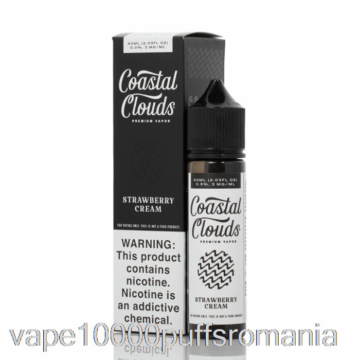 Vape Romania Crema De Capsuni - Coastal Clouds Co. - 60 Ml 3 Mg